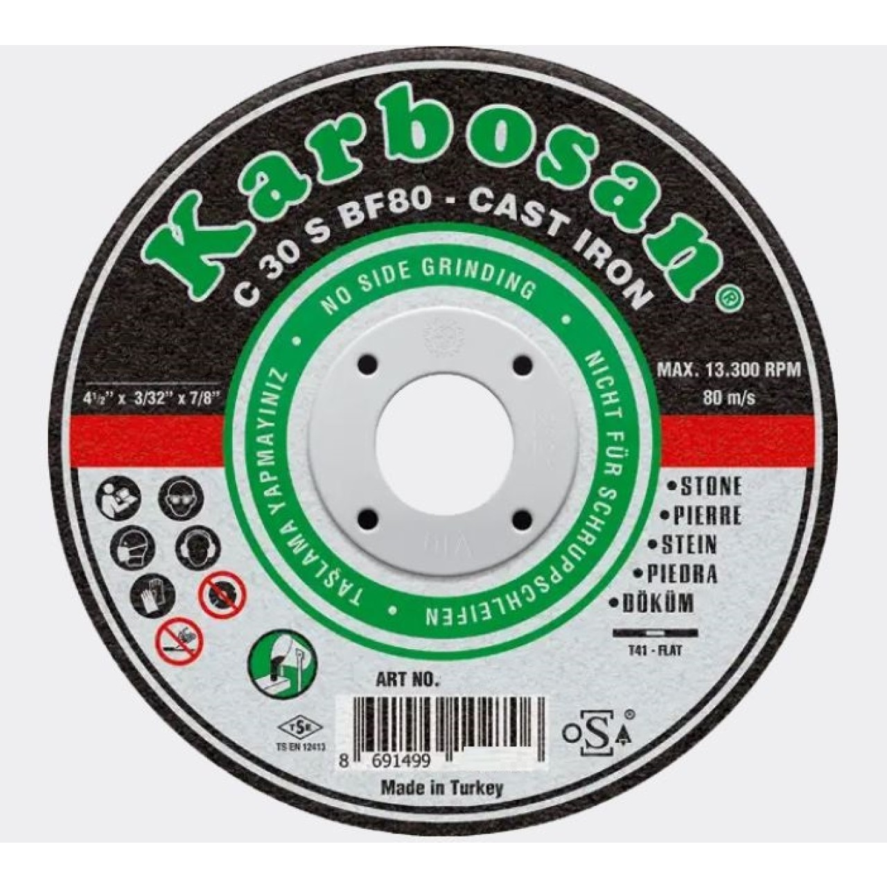 180X3X22 SC DÜZ KESİCİ