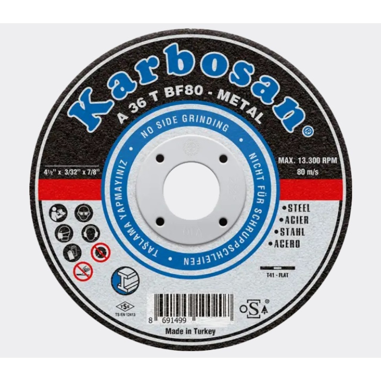 230X3X22 NK DÜZ KESİCİ TAŞ