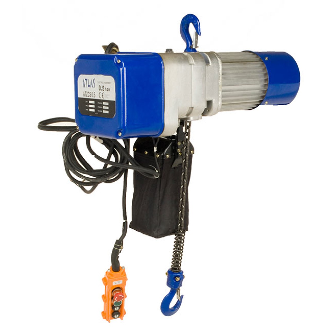 500KG 6MT ÇİFT HIZ ELEKTRİKLİ ZİNCİRLİ VİNÇ ATLAS