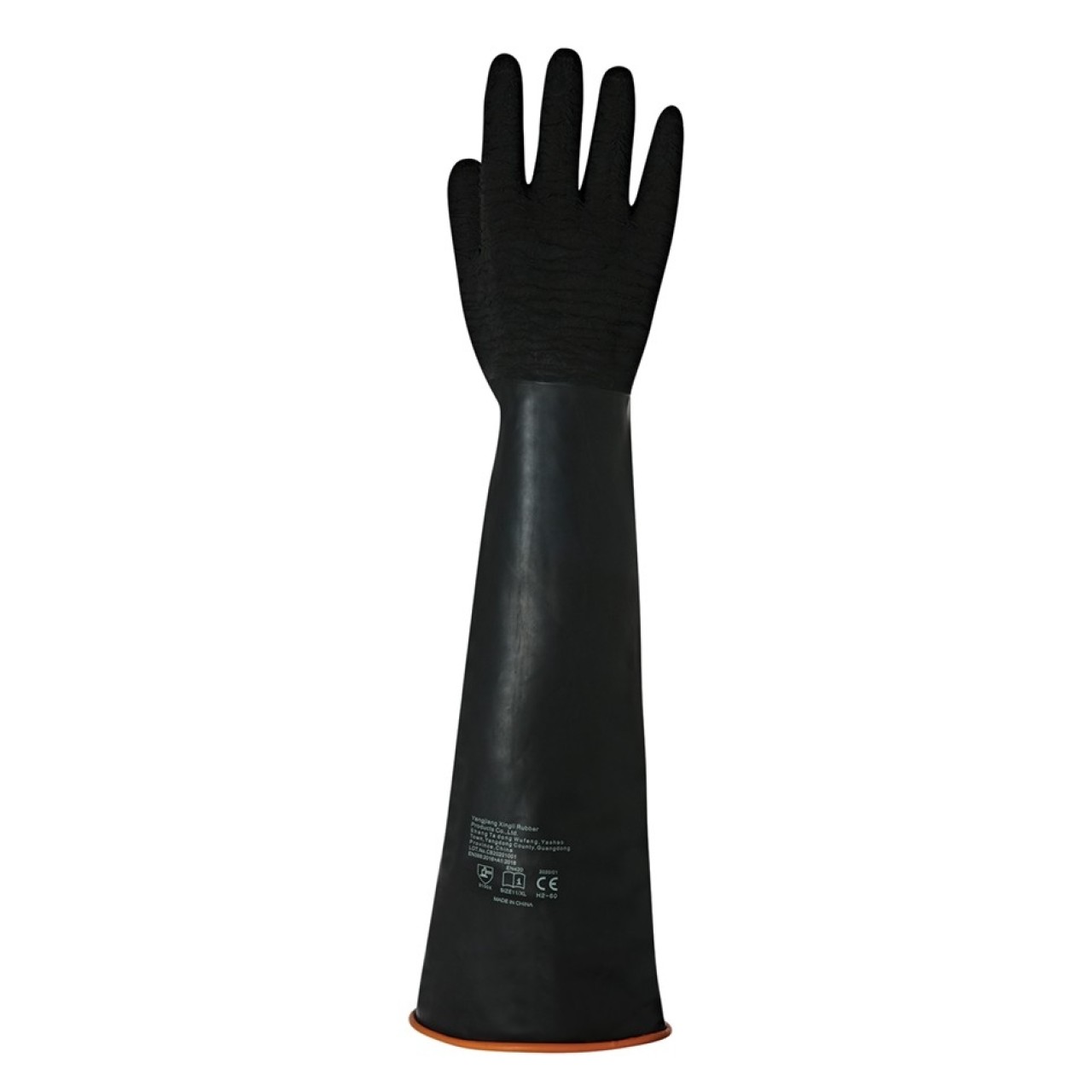 ASİT ELDİVENİ 60CM TIRTIKLI