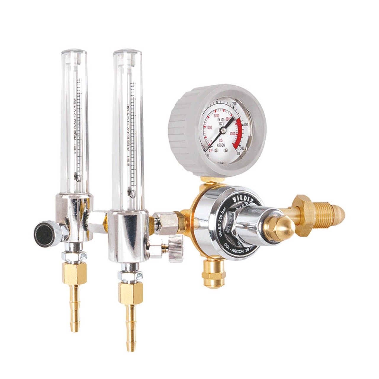 BASINÇ DÜŞÜRÜCÜ ARGON 16L/MIN FLOWMETRELİ