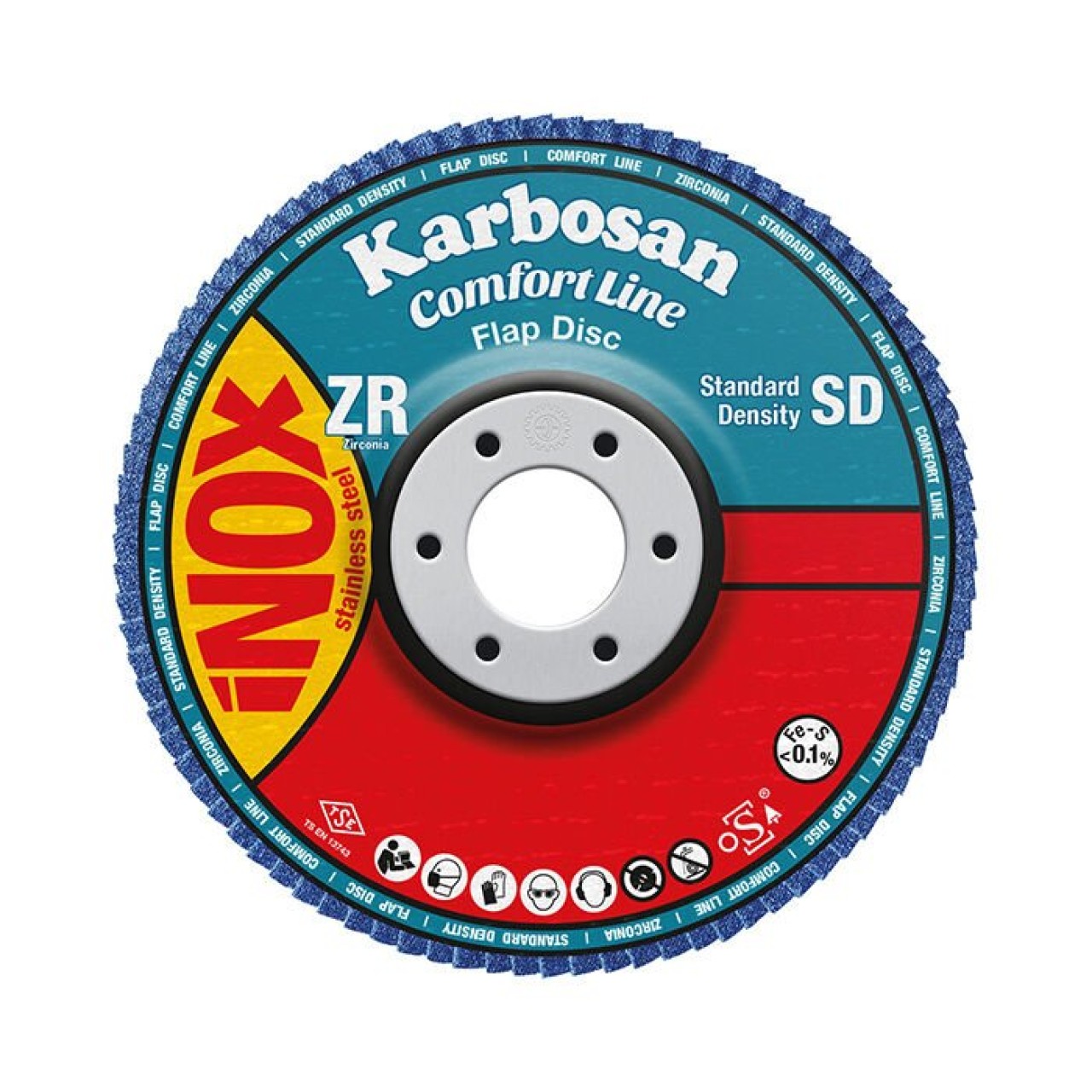 COMFORTLİNE FLAP DİSK ZR ZXR11 SD 115MM 80 KUM KONİK