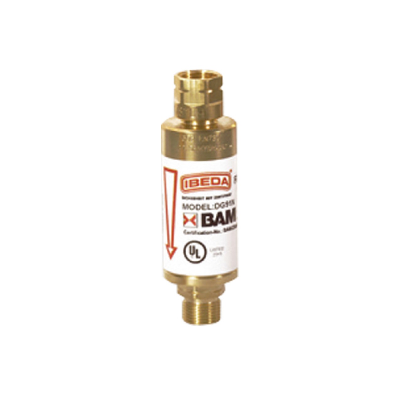 DG91N G3/8 RH OKSİJEN ALEV EMNİYET VALFİ