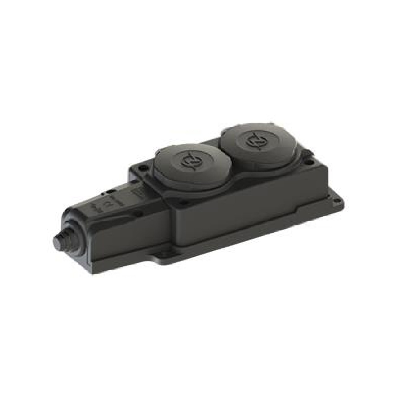 KAUÇUK 1X16A 2Lİ GRUP PRİZ