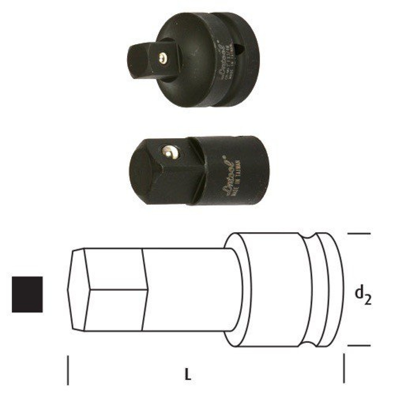 OSAKA ADAPTÖR 3/8-1/2