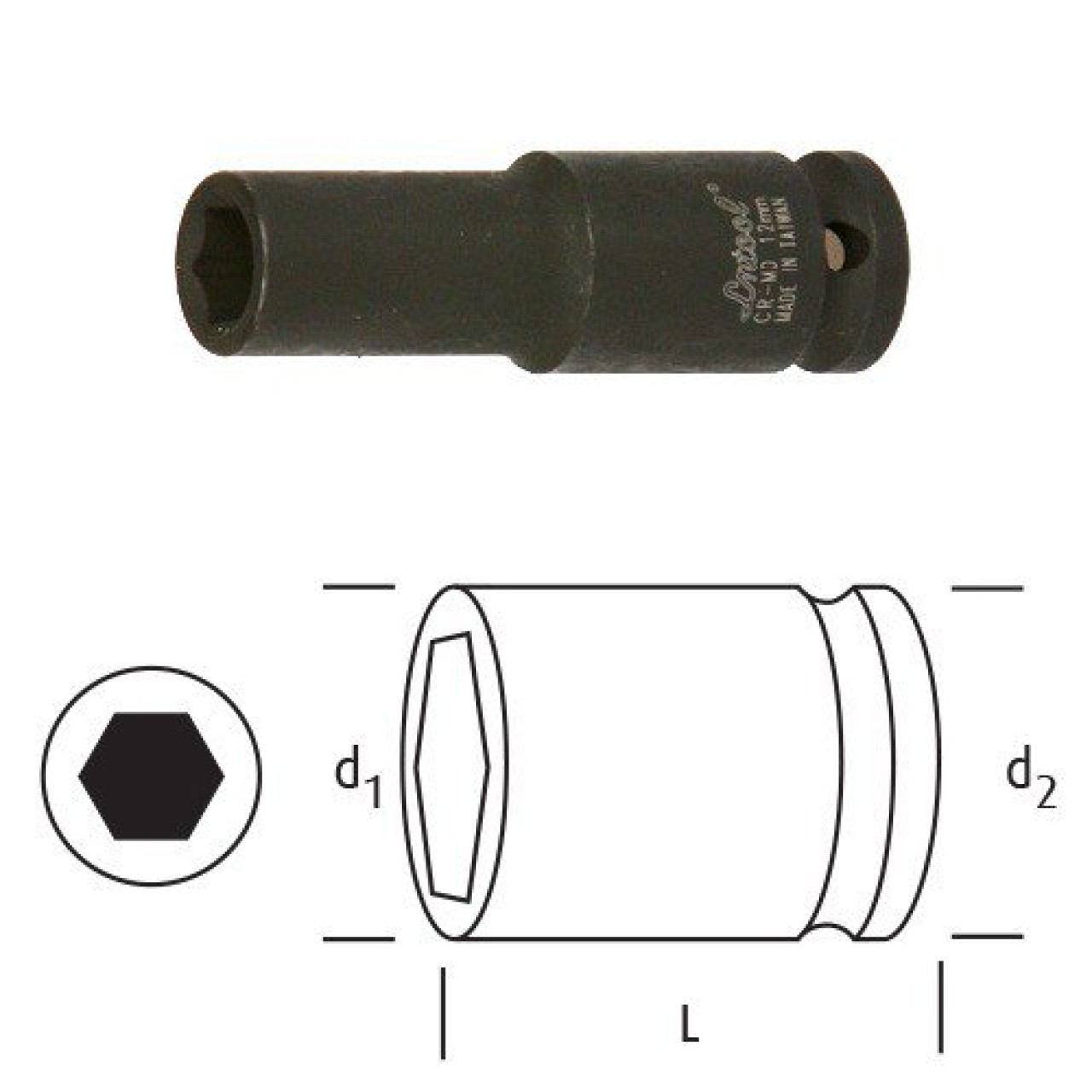 OSAKA LOKMA 1/2'' 17MM DERİN