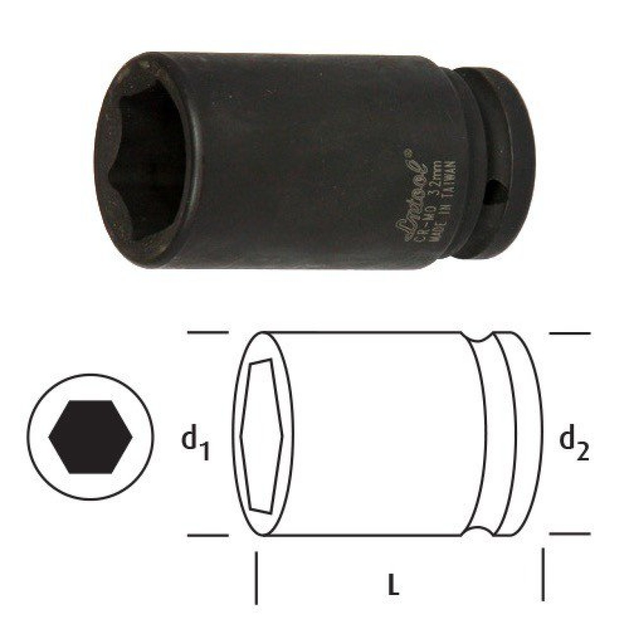 OSAKA LOKMA 3/4'' 18MM DERİN