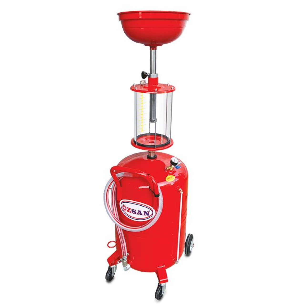 ÖZSAN 80+9LT HAVALI YAĞ BOŞALTMA SEVİYE GÖSTERGELİ