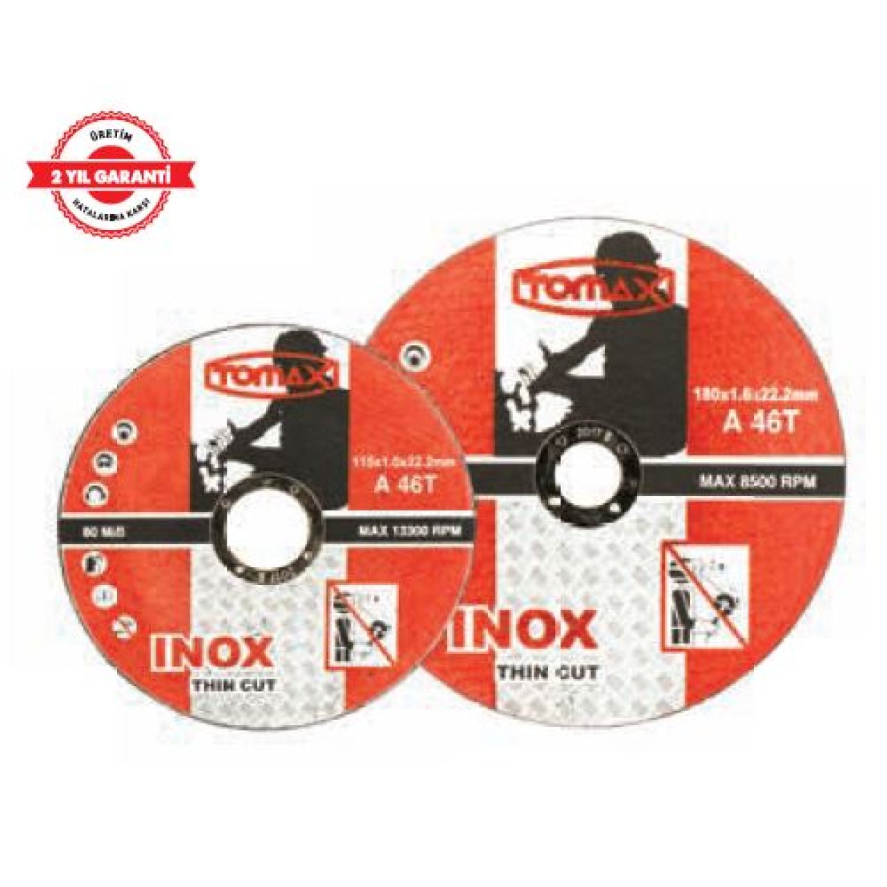 TOMAX İNOX KESİCİ 115X1